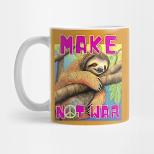 Make Sloth Not War Mug